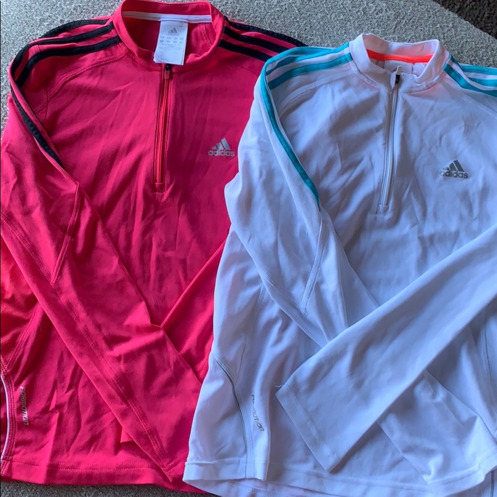 COPY - Lightly worn adidas pull over running top